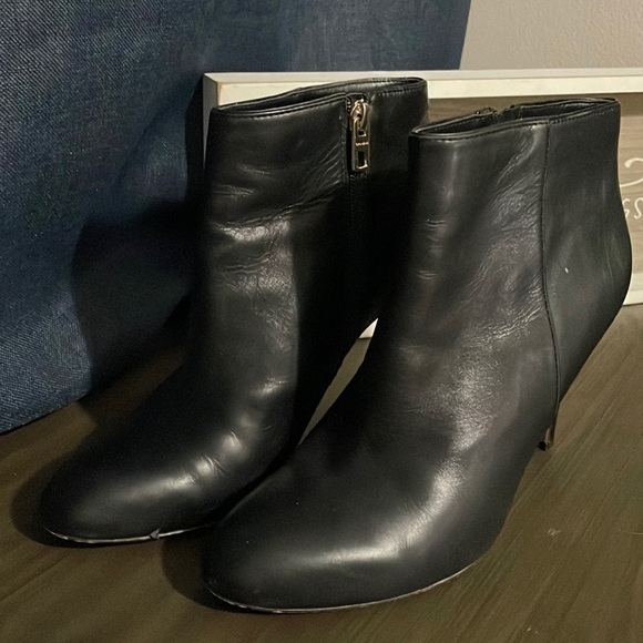 Coach Shoes - COACH - Heeled Leather Ankle Boots - Size 39